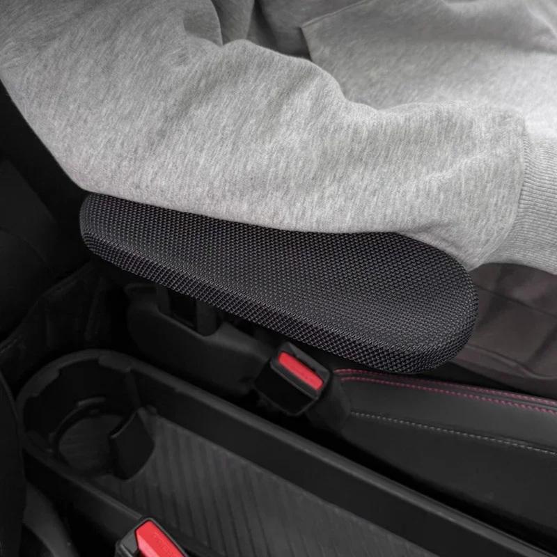 Car Armrest Pad Center Console Arm Protector For MINI Cooper E SE J01 Black Gray Scratch Resistance Interior Accessories