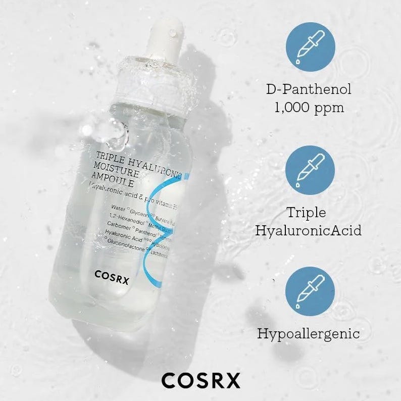 COSRX Triple Hyaluronic Moisture Ampoule 40ml AUTHENTIC STORE