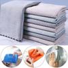 Tableware Microfiber Polishing No Traces Wiping Rags Cleaning Cloth Scouring Pad Fish Scale Towel