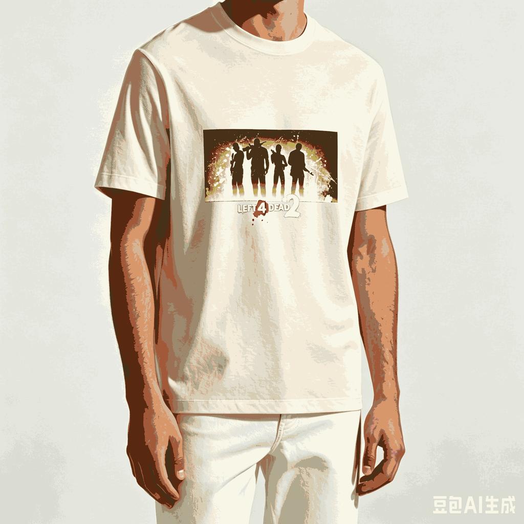 Left 4 Dead For Fan Gift Tshirt Unisex Unisex Harajuku Oversized Unisex Short Sleeve Streetwear High Quality Couples Comfortable