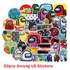 Stickers Game 50pcs Waterproof Pvc Luggage Laptop Mug Bikes Diy Decals