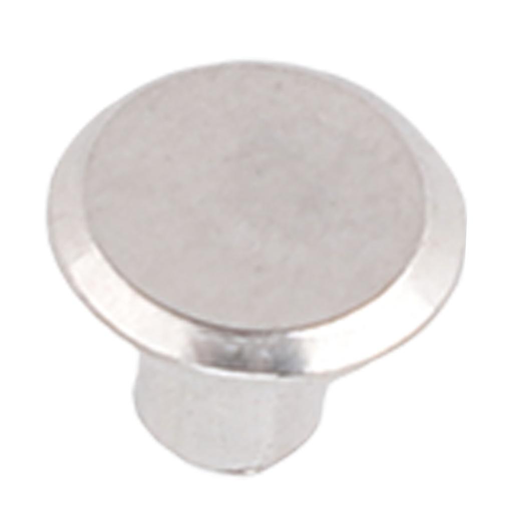 100 Pair 0.16x0.2x0.33in Rivet Stud Set Round Flat Head Stainless Steel Rivet and Screw Kit for