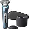 Philips Electric Shaver 9000 Series Model with Cleaning Machine Electric Razor for Men Technology Bath Shaving Ice Blue (72 Blades/Rotary/SkinIQ &