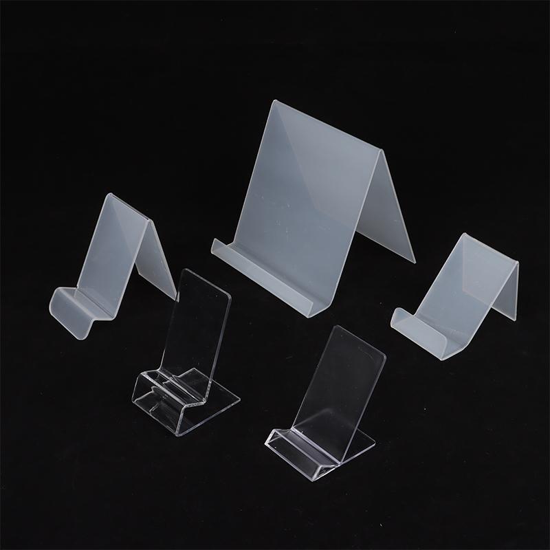 Прозрачный акриловый держатель для телефона, мини-портативная подставка для дисплея