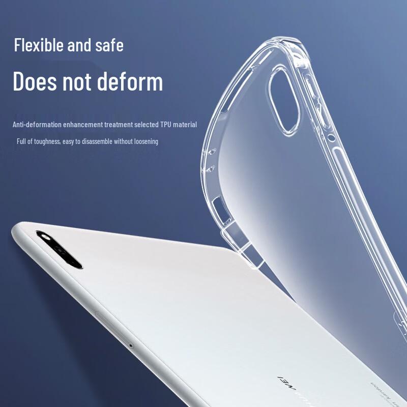 Freeson Clear Anti-Drop TPU Case for Huawei MatePad Tablets