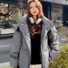 Casual Versatile Down Padded Clothes Women's Winter Coat Korean Version Thickened Padded Jacket Hooded Loose Commuter Padded Clothes