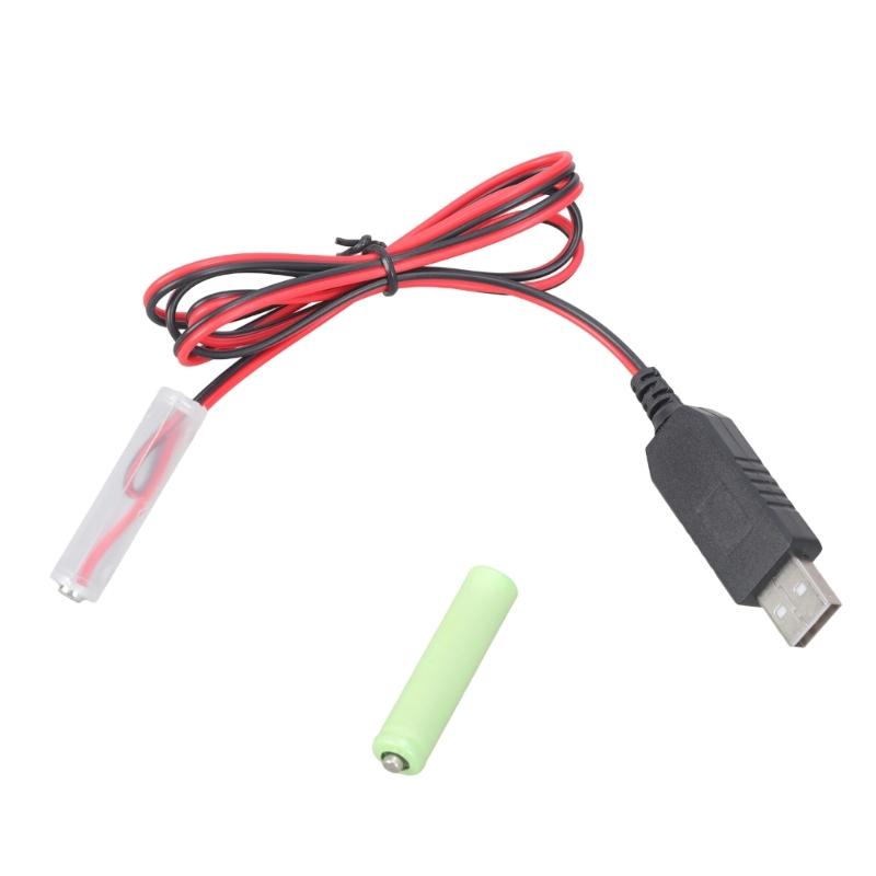 4,5 В LR03 3A Замена кабеля питания от USB вместо батарей 3 шт. 1,5 В LR03 3A Кабель питания от батарей для светодиодного освещения