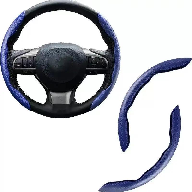 For Jaguar F-TYPE Car Steering Wheel Cover 38CM Anti-Slip Suede Steering Wheel Cover Auto Decoration Accessory PP32
