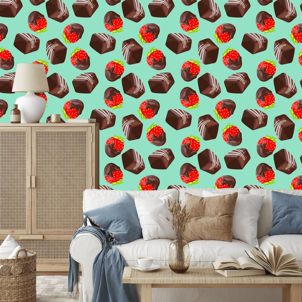 Wallpaper Decorative pattern for living room and bedroom 50x1000