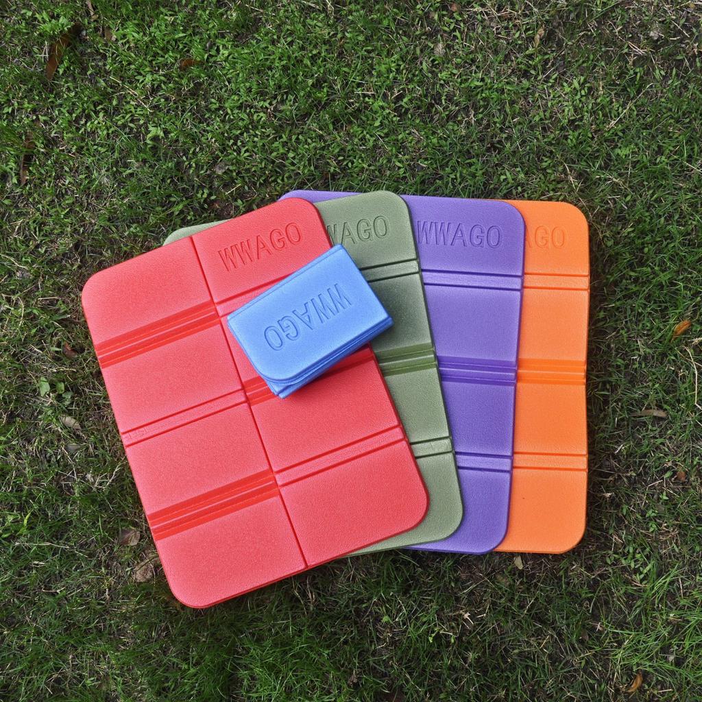 Color XPE Outdoor Folding Cushion Hiking Picnic Travel Open-air Concert Portable Waterproof Cushion with Drawstring Storage Bag