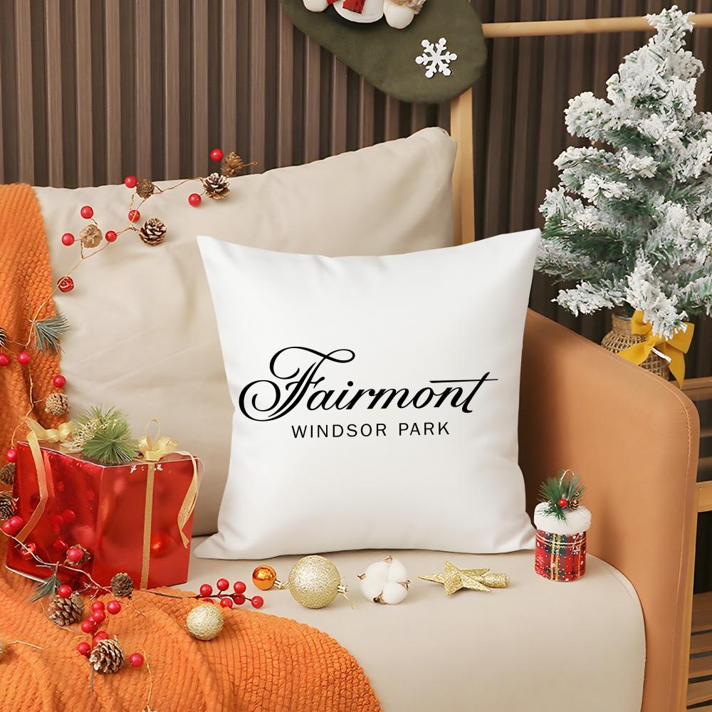 Наволочка Fairmont H-Hotels & Resorts Чехол для декоративной подушки на диван в гостиную Простая домашняя легкая роскошь Напечатанная подушка
