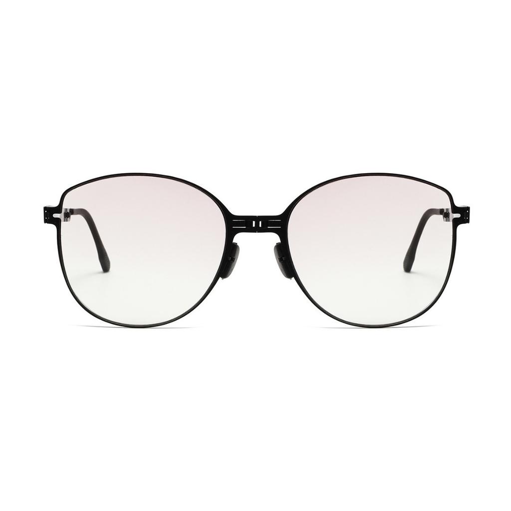 New light sunglasses fashionable screwless large frame sunglasses slim plain glasses biscuits sunglasses