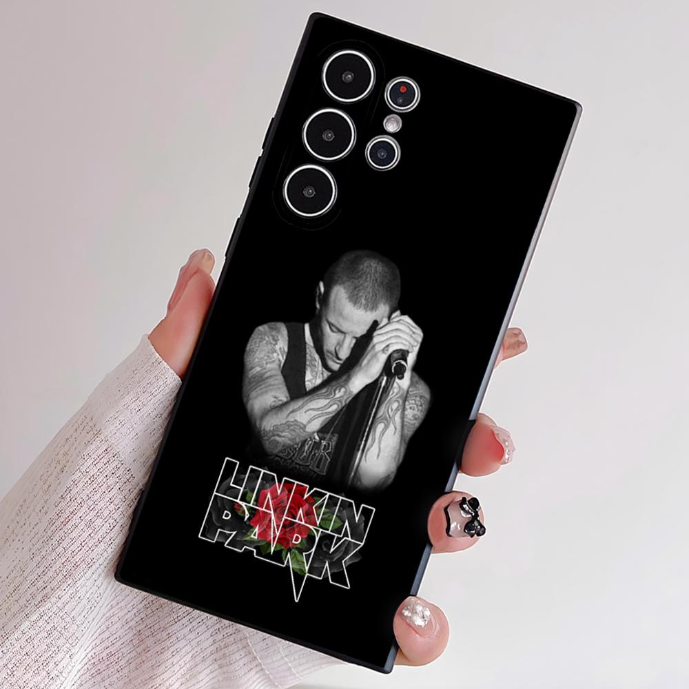 Чехол для телефона Band L-Linkin P-Park Cool для Samsung Серии S S21 S22 S23 S24 S25 FE Plus Ultra Мягкий ТПУ, приятный для кожи