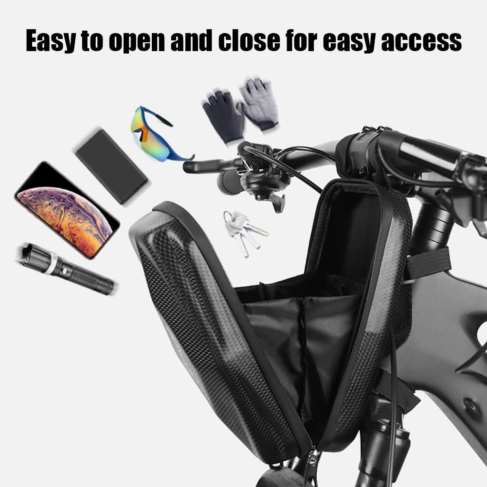 Передняя сумка для электросамоката 1-5 л для Xiaomi M365 PRO 2, водонепроницаемая сумка с жестким корпусом, крепящаяся на руль, для хранения для Kugoo M4