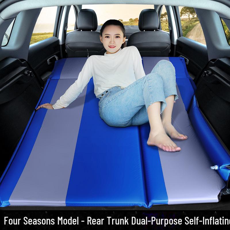 Универсальный автомобильный надувной матрас для багажника - дорожный спальный коврик