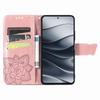 Для Xiaomi Redmi Note 14 5G Чехол Кожаный Кошелек Чехол для Телефона с Рисунком Бабочки