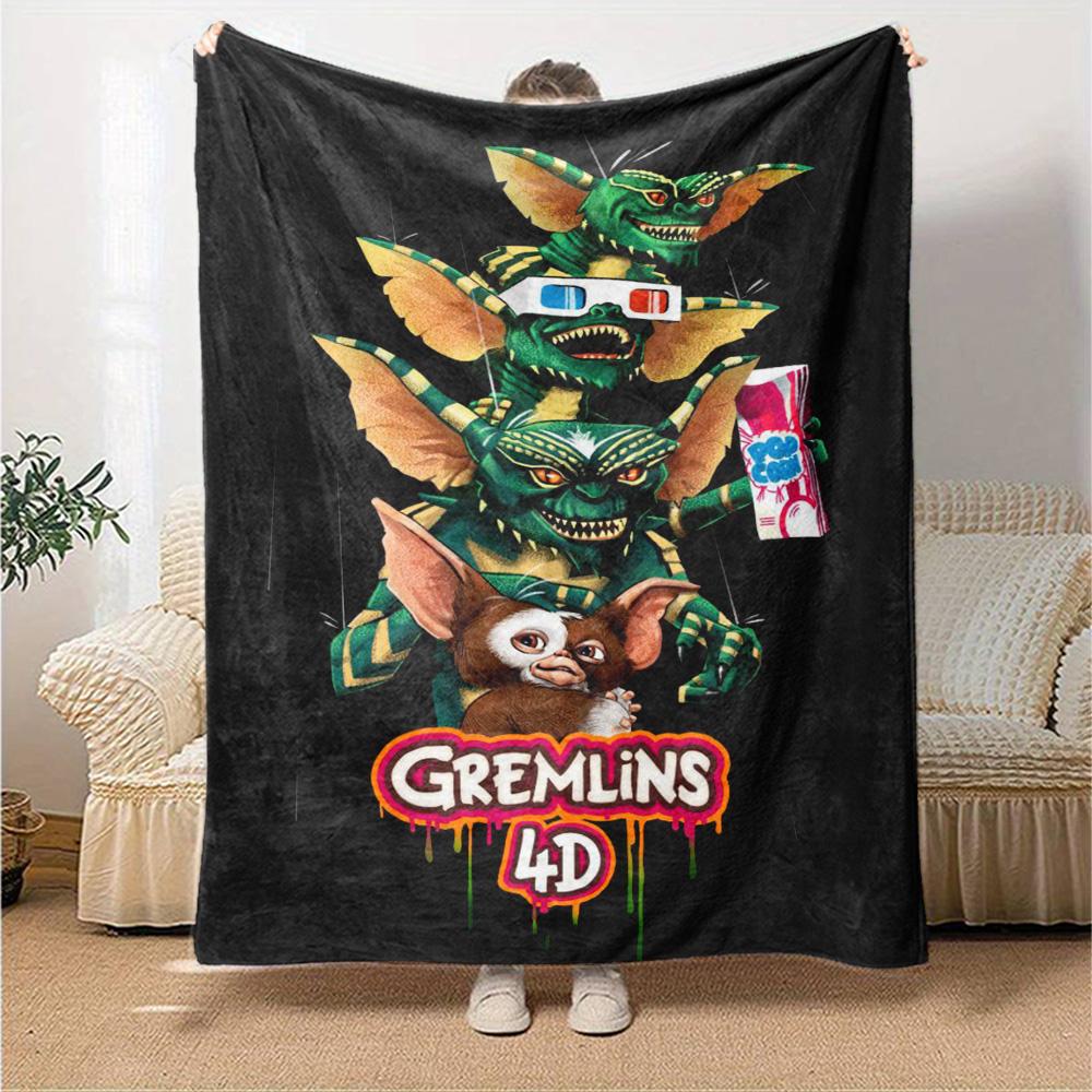Gremlins Blanket Comfortable Suitable for Bed Sofa Couch for All Occasions Modern Gift for Travel Home Birthdays
