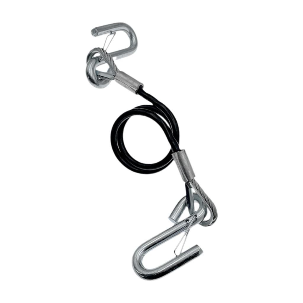 Tow Strap with Hook Towing Strap Recovery Rope Heavy Duty Extension Trailer Rope AntiSlip Auto Accessory Trailer Safety Cable