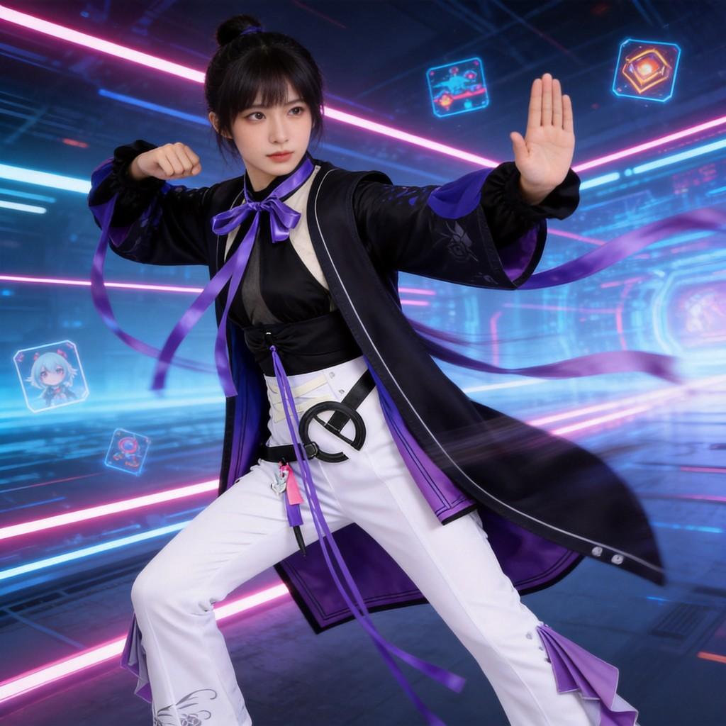 Костюм для косплея Jiuyuan из Neverness To Everness для аниме и игр