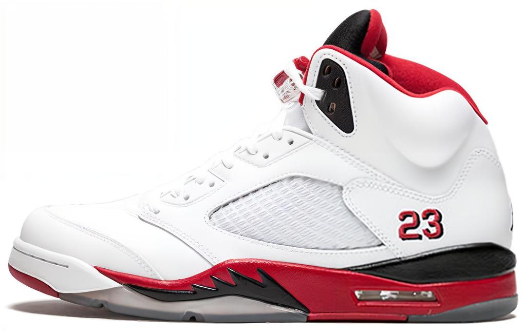 Jordan 5 Ретро Огненно-красный Черный Язык 2013 136027-120