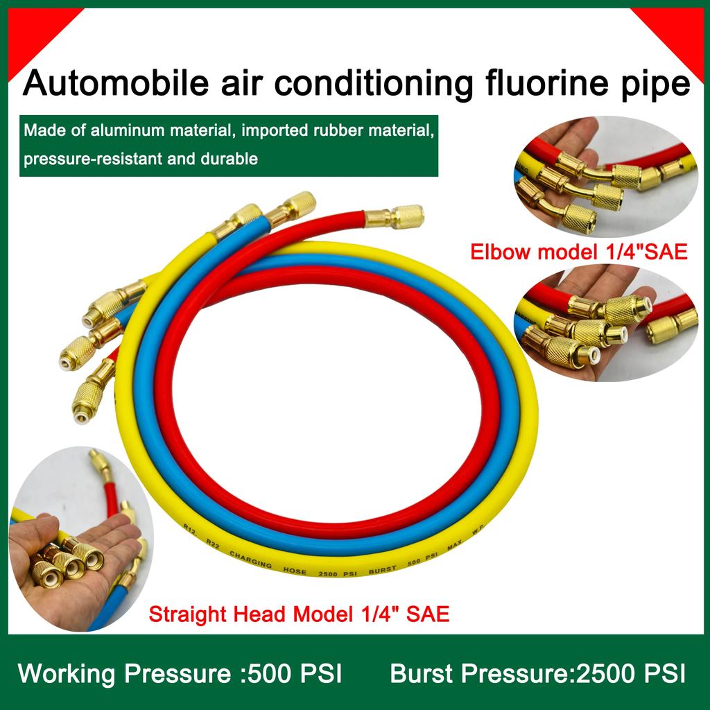 Fluoride Pressure Gauge R134a R12 R22 R502 Air Conditioner Refrigerant Tester Car Air Conditioner Fluoride Refrigerant