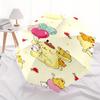 Pompom Purin Automatic Umbrella-Foldable, Durable 8-Bone Design, Compact and Stylish, Great for Camping, Halloween, Christmas, Mother's Day