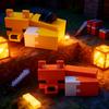 3D-печатная модель лисы из Minecraft, игрушка и настольное украшение
