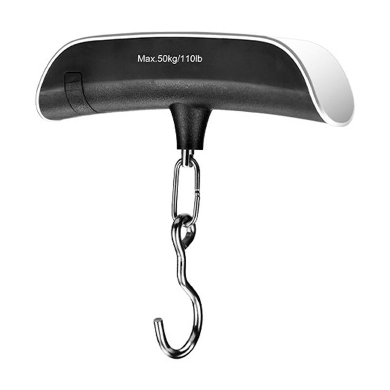 Mini Electronic Travel Scale 0.05kg to 50kg Measurement Ergonomic Handle Accurate Grams Lightweight for Luggage Food Pet
