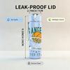 1PC Los Angeles Basketball Emblem 750ml Color Plastic Water Bottle Leakproof Flip Straw Lid For Sports Office Home Use