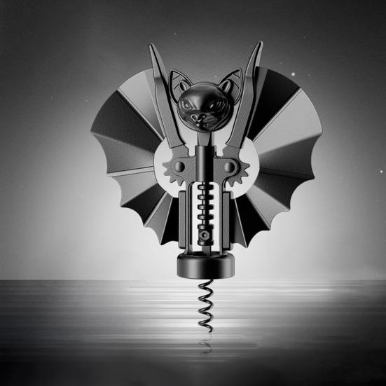 Открывалка для вина Цинковый сплав Штопор Открывалка для бутылок Крылатый Удалитель пробок Открывалка для пива Нож для фольги Кухонные инструменты