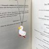 RUI RUI YU Come on Little White Duck, милое мультяшное ожерелье, пара, простой дикий свитер, индивидуальные украшения