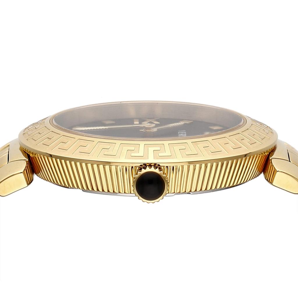 Часы GRECA ICON черный циферблат нержавеющая сталь сапфировое стекло кварцевые 36 мм швейцарские часы VEZ600521 золото [Versace] женские [Товар]