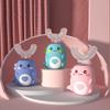 Children U-shaped Electric Toothbrush 360 Degrees Smart Cartoon Kids Silicone Toothbrush Automatic Rechargeable Toothbrush
