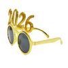2026 Number Eyeglasses 2026 Happy Year Glasses Diamond Glitter Sunglasses Cosplay Prop Xmas Party Decoration Funny Glasses