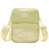 Womens Clear Shoulder Bag Japanese Style Crossbody Bag Harajuku Itabag Fashion Phone Bag for Pin Display  Yellow