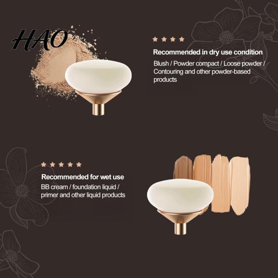 Long Lasting Makeup Sponge Electric Powder Puff, 3 Vibrating Modes Automatic Beauty Blender, USB Rechargeable Foundation Applicator for Women Tool