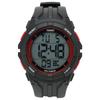 Sports Watch Digital Waterproof Backlight Date Day of the Week Display Urethane Strap Black [Klefa] TS-D317-RD Men's