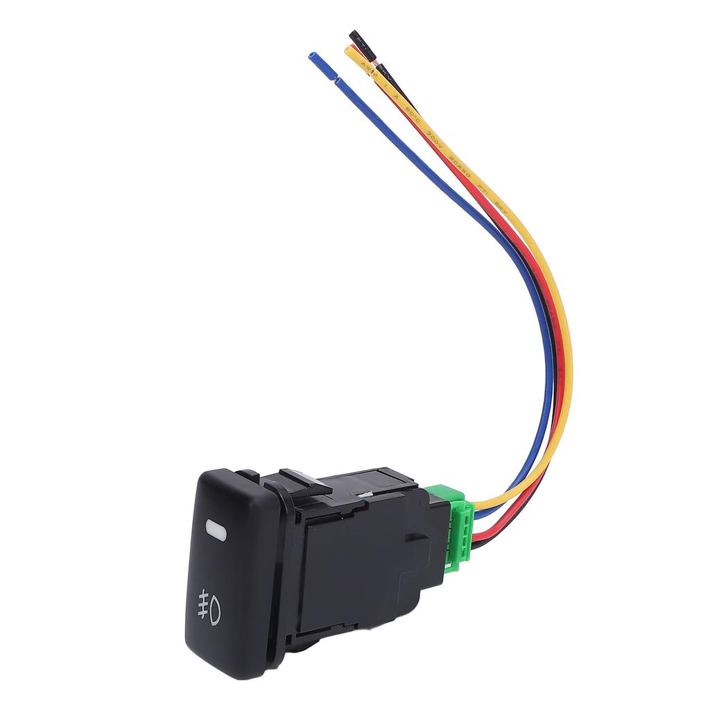 4-контактный кнопочный переключатель 12 В со светодиодной подсветкой для противотуманной фары, ДХО, светодиодной панели