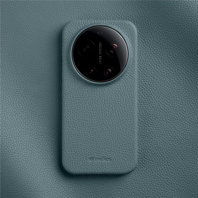 Melkco 100% Натуральная Кожа Магнитный Чехол для Xiaomi 17 Ultra Беспроводная Зарядка Однотонная Коровья Кожа Жесткая Задняя Крышка с Розничной Коробкой