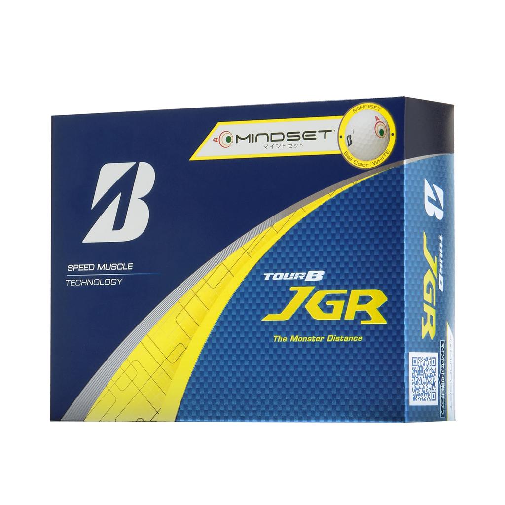 BRIDGESTONE TOUR B JGR 2025 Golf Pack of Mindset J5WXM Balls, 12, White,