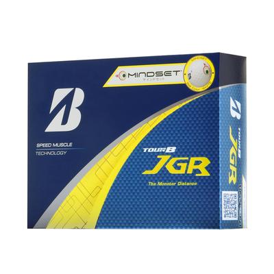 BRIDGESTONE TOUR B JGR Гольф 2025 Mindset J5WXM Мячи, Модель, Упаковка 12 шт., Белый,