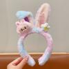 Лабубу Обруч для волос Девочка Мультяшный Лабубу Плюшевая заколка для волос Головной убор Ободок Аксессуары для волос