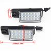 Car LED License Number Plate Light Lamps for Nissan X-Trail T32 Maxima Rogue NV1500 NV2500 NV3500 Murano Altima