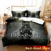 New Bloodborne Lady Bedding Set Duvet Cover Sheet Printed Bed Set Pillowcase Bed Full Queen King Size Comforter Bedroom