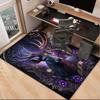Deer With Floral Crown Office Rug Chair Mat, Entryway Carpet, Suitable for Front Door, Bedroom, Living Room, Desk, Holiday Gift