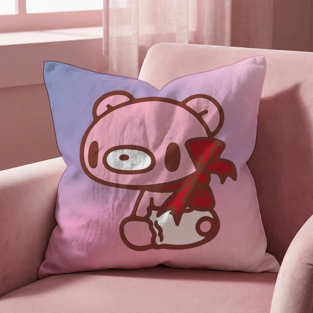 Мультяшная наволочка G-Gloomy Bear для подушки, многоцелевая, для дома и автомобиля - Двусторонняя, мягкая и прочная для ежедневного использования