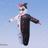 Надувной костюм Злого Клоуна на Хэллоуин и Рождество - Необычный и Забавный Костюм-Кукла