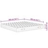 VidaXL Matelas à ressorts ensachés dureté moyenne 200x200 cm 3206418