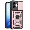 Чехол для Oppo F33 Pro Чехол-подставка с магнитным кольцом для Oppo F33 Pro Бронированный чехол для телефона Защитная задняя крышка со шторкой для камеры