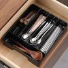 1/2Pcs Drawer Organizer Expandable Kitchen Tray for Utensils Adjustable Flatware Holder with 45388 Compartments Cutlery